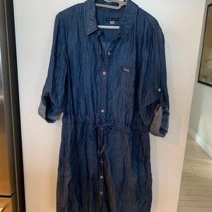 Tommy Hilfiger Denim Shirt Dress - Size 12